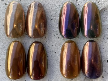 フリークネイル(FREAK Nail)/ミラー単色ネイル ¥8500~