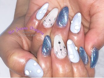 アン ジョーヌドラゴ/【自爪ネイル】ブルーネイル