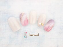 リモアネイル(limore nail)/天然石風グラデアート☆