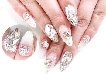 ネイルコレクション ピンク(Nail Collection Pink)/スカルプ放題★キラキラアート