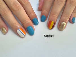 ストライプネイル