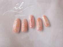 イル 神戸店/ニュアンス×貝殻ネイル