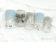ネイルメゾン 池袋店(NAIL MAISON)/キラキラブルー¥10550
