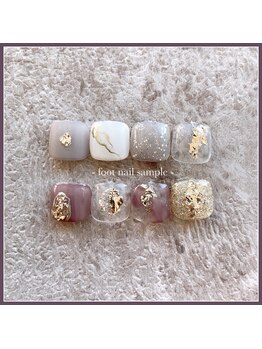 チュチュアチュチュ(chuchu a chuchu)/foot 6nail design sample