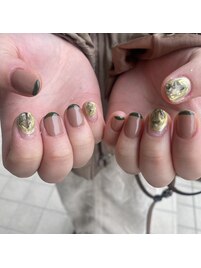ニュアンスネイル立体ネイル
