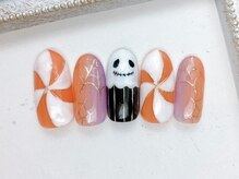 ネイル アンド アイラッシュ虹/ハロウィンネイル