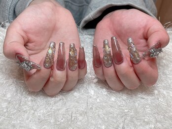 ゴールドラメデザイン