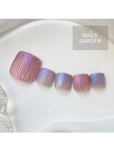 ネイルズガーデン(NAILS GARDEN)/フットネイル×バカラ