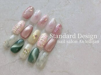 ネイルサロンアンテリジャン 大宮(Antellijan)/定額スタンダードコース7980円