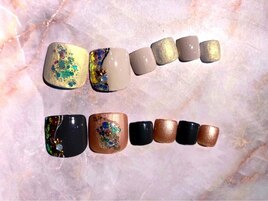 クリアオーロラネイル