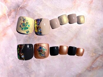 ネイルサロン ブリオン(Nail Salon Bullion)/クリアオーロラネイル