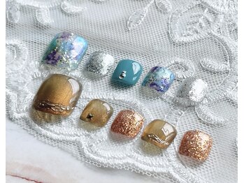 お気軽ビューティエーヴィヒ(Ewig)/都築design♪定額フットネイル☆