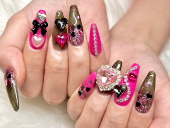 チャーピーネイル(CHIRPY NAIL)/推し*ゴテゴテ*150min