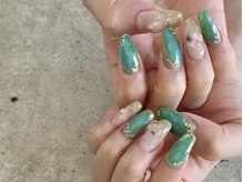 バーロビューティールーム ヨコハマ(Balo Beauty Room Yokohama)/グリーン×ゴールド
