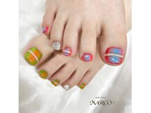 ネイルサロン マルコ(nail salon MARCO)の雰囲気（ハンドとフットの同時施術も可能です☆（予約時に記載ください））