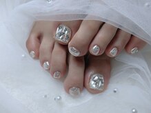 モナート(Monart)/フット、王道埋め尽くしネイル