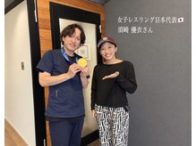 銀座小顔ラボ 文京店(GINZA KOGAO LABO)の雰囲気（女子レスリング日本代表 須崎優衣選手愛知名古屋アジア大会優勝）