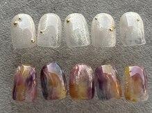 エールルーム 中目黒(aileroom)/ネイビーフラワーニュアンス