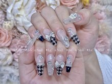 レアネイル 渋谷店(Le’a nail)/秋ネイル☆千鳥柄
