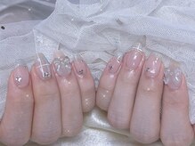 クイーンズネイルサロン(Queen's nail salon)/持ち込みデザインリボンパーツ
