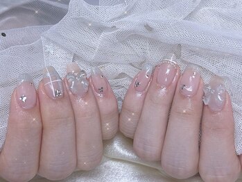 クイーンズネイルサロン(Queen's nail salon)/持ち込みデザインリボンパーツ