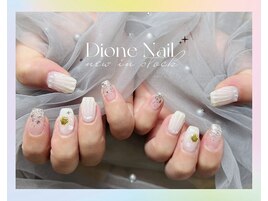 貝殻+うねうねネイル