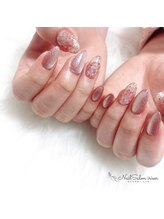 イリゼ(iriser)/川崎/お花/マグネットネイル