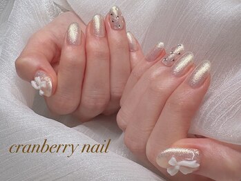 クランベリーネイル 代官山 恵比寿(cranberry nail)/12月定額デザイン