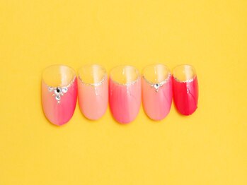 ネイルヴィーナス(NailVenus)/縦グラディーションネイル