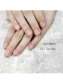 ミラーフレンチネイル