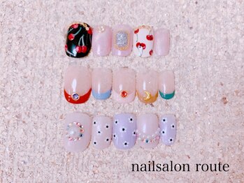 ネイルサロン ルート 二子玉川(nailsalon route)/11月キャンペーンネイル☆
