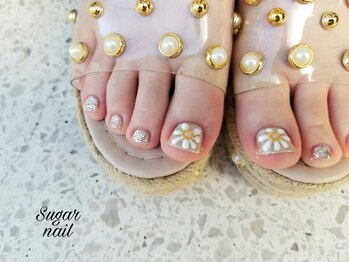 シュガーネイル(sugar nail)/ぷっくりフットネイル