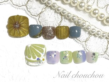 ネイルシュシュ 橋本店(nail chou chou)/フットネイル9500円