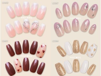 ファストネイル 柏店(FAST NAIL)/定額 ¥5410 ◆ シンプルAコース