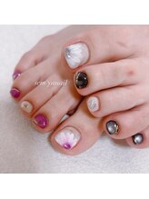 セムヤネイル(sem'ya nail)/フット定額デザイン