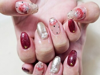 エルディケイ(LDK)/1輪花 ネイル