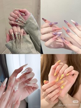 メイ 高田馬場(MAY)の写真/かわいいネイルが得意なサロンで憧れのロングネイルを叶えよう！毎日が輝く指先に♪