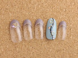 大人カラーフレンチ