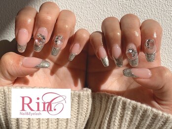 リンク(Rinc)/ラメフレンチネイル