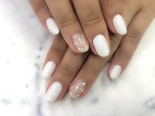 サニーサイド 梅田(Sunny side)/ホワイトスワロネイル