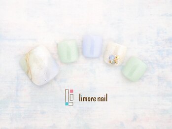 リモアネイル(limore nail)/【フット】天然石風グラデ☆