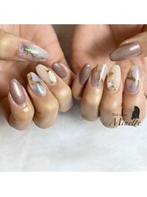 ミネット(Minette)/大理石ネイル