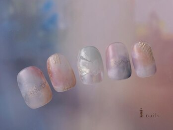 アイネイルズ 吉祥寺店(I nails)/新春パステル空ネイル