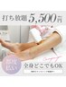 全身脱毛　照射し放題5,500円！