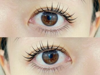 プレイン(PLAIN)の写真/SNSで話題の可愛らしいお目元に♪骨格や目元に合わせた診断からデザイン選べるまつげパーマ¥4,450~