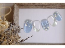 FASTNAIL松戸駅西口店【パラジェル/ジェルネイル専門/定額/マグネット/フットネイル】/華やか　爽やか　【11098】