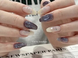 キラキラ星ネイル