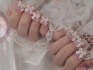 パステルリュボンネイル
