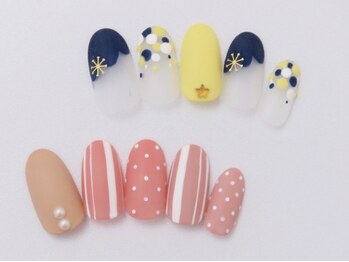 ネイルサロン リノア(Linoa)/マットネイルデザイン