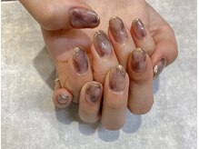 アンネ 渋谷店(ANNE)/【パラジェル】ミラーフレンチ☆